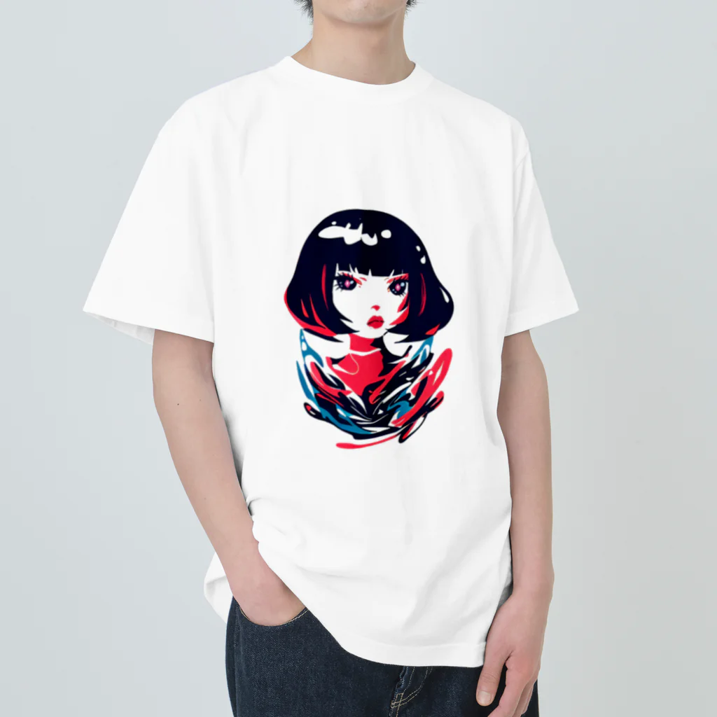 yumaのgirls1 ヘビーウェイトTシャツ