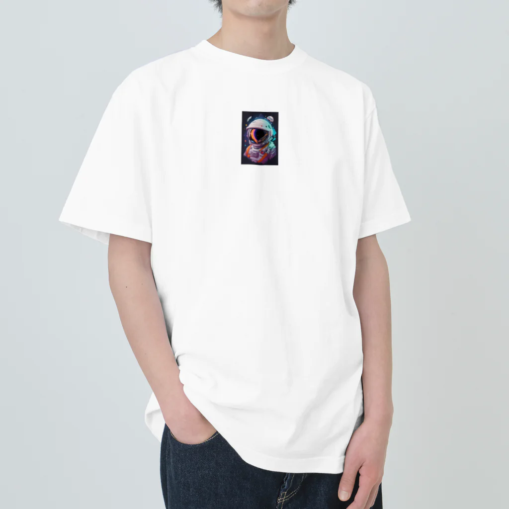 uetetuの宇宙飛行士 Heavyweight T-Shirt