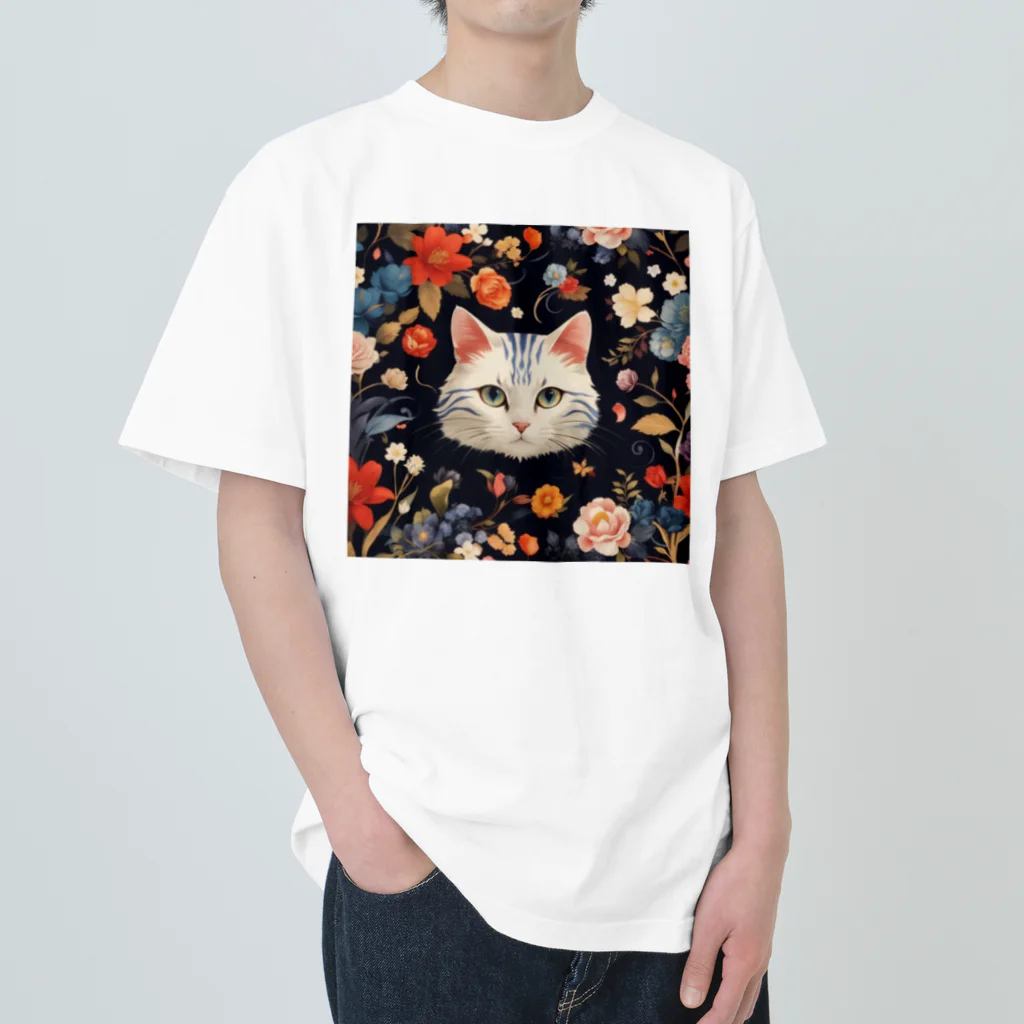 トッパー家の猫ちゃん野郎 ヘビーウェイトTシャツ