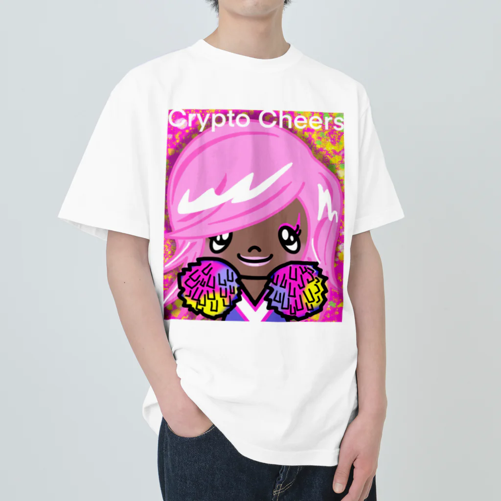 Link Creation online SHOPのCrypto Cheers１ ヘビーウェイトTシャツ