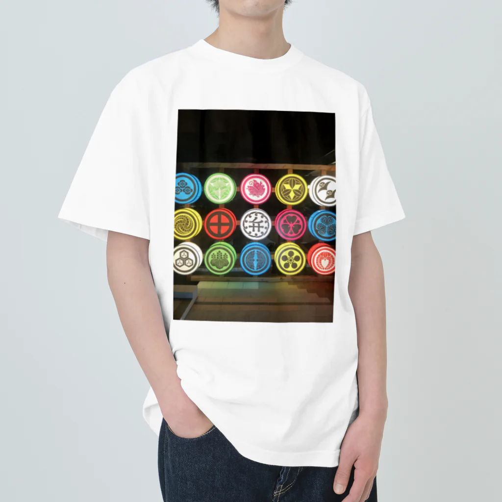 goemon1192の家紋カモンベイベー Heavyweight T-Shirt