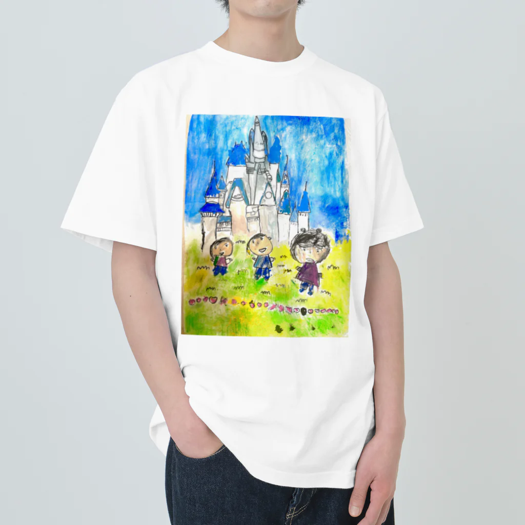 hamachi_meiのシンデレラ城 ヘビーウェイトTシャツ