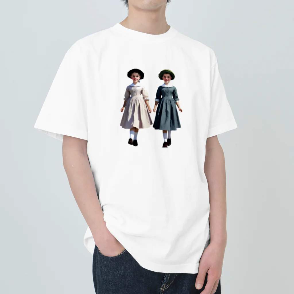 あおはるのかわいい双子ちゃん ヘビーウェイトTシャツ