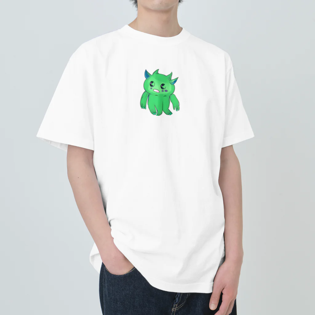 datsuhoのゆるい怪獣 ヘビーウェイトTシャツ