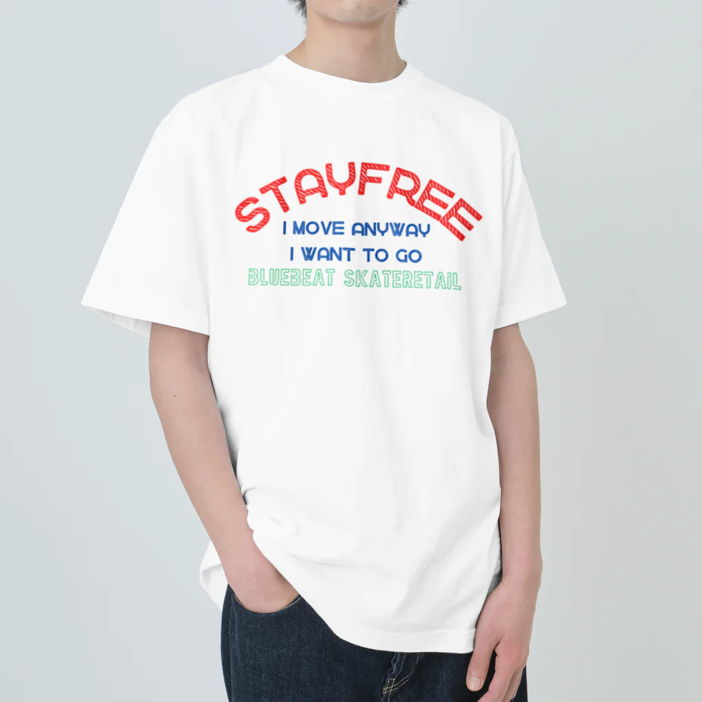 BlueBeat SkateRetailのステイフリー2nd ヘビーウェイトTシャツ