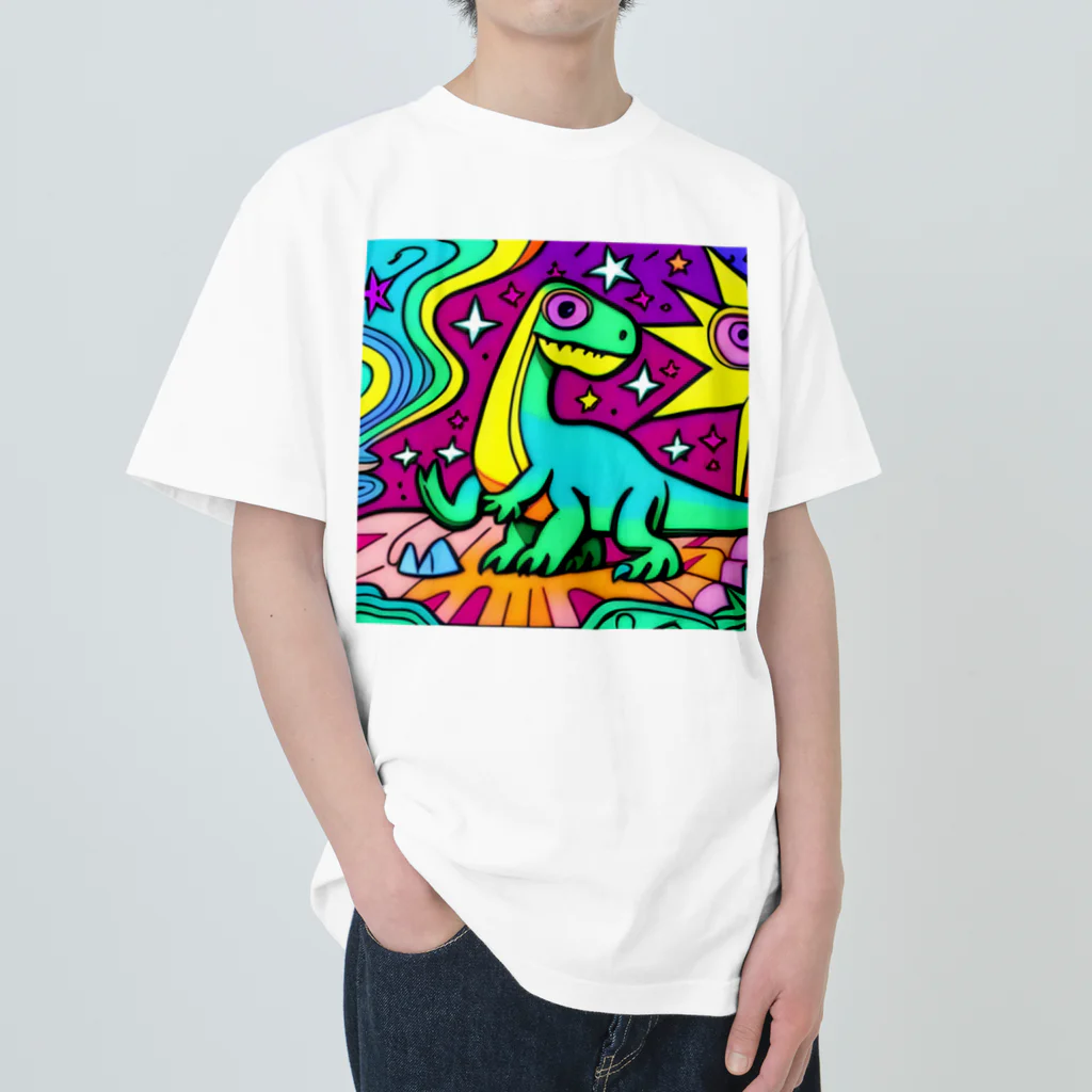 Cosmic Canvas Craft　C_C_Cのグリーングリーン ヘビーウェイトTシャツ