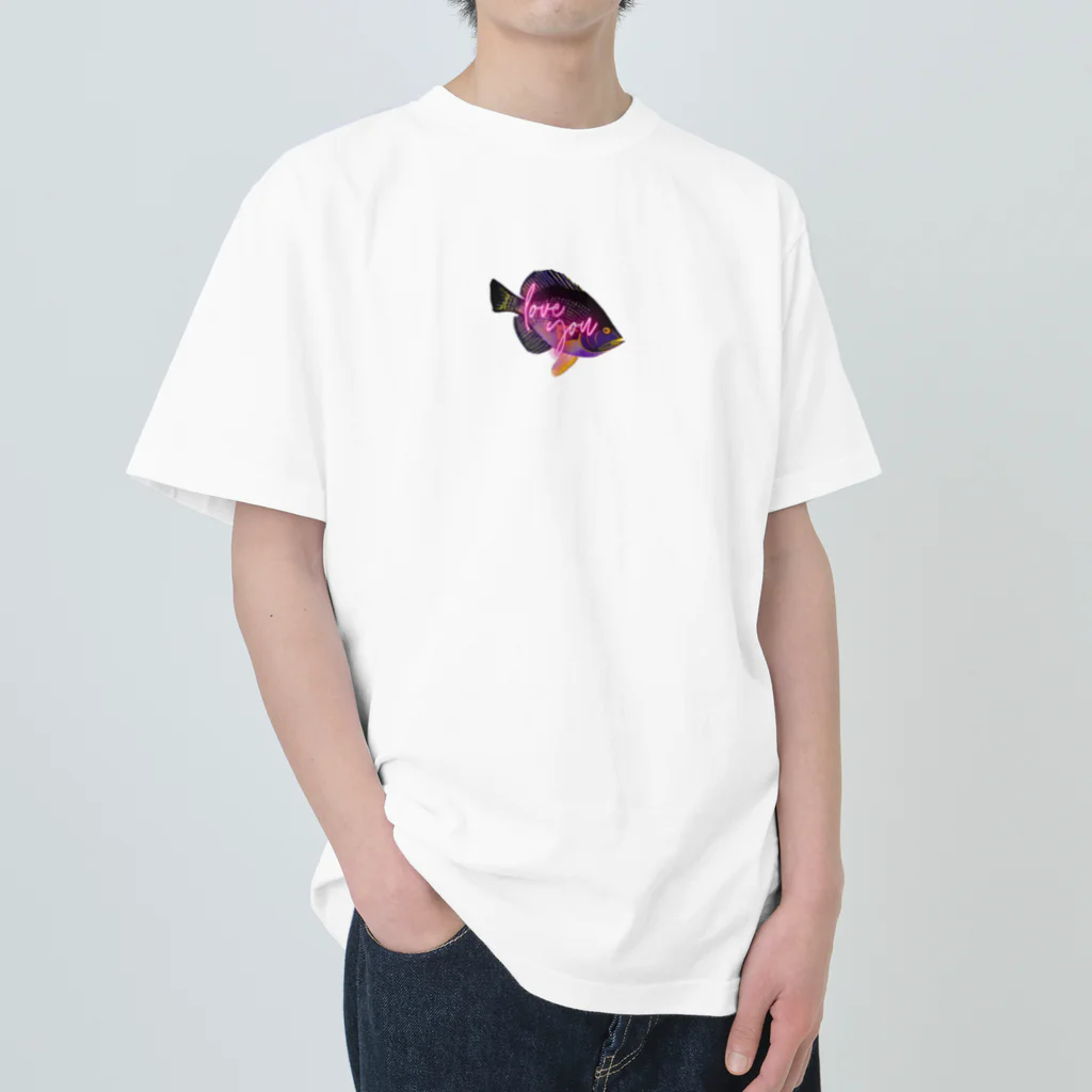 ラブリーチャーミーのLove fish Heavyweight T-Shirt