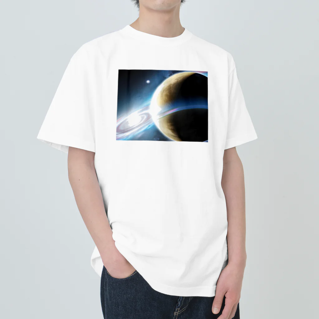 dolphineの宇宙へGo!新人類誕生！ Heavyweight T-Shirt