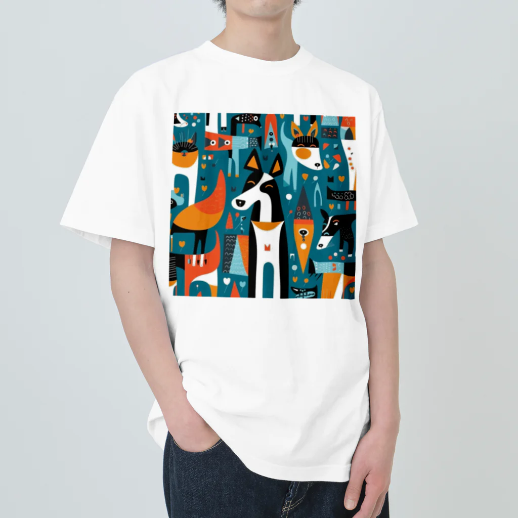 dogsdream8246のスマイルですね。 Heavyweight T-Shirt