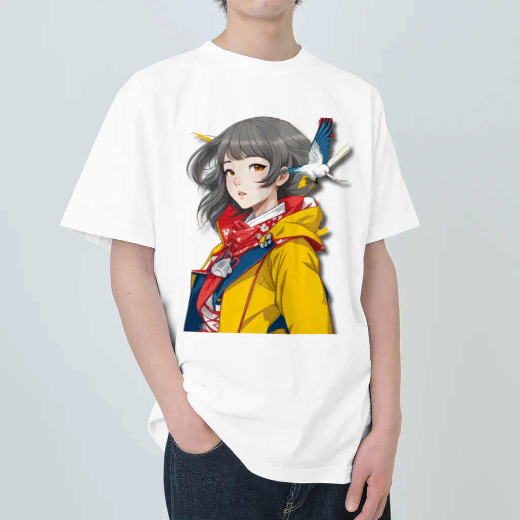 大正レトロJYOSIの大正レトロJYOSI　レイナ Heavyweight T-Shirt