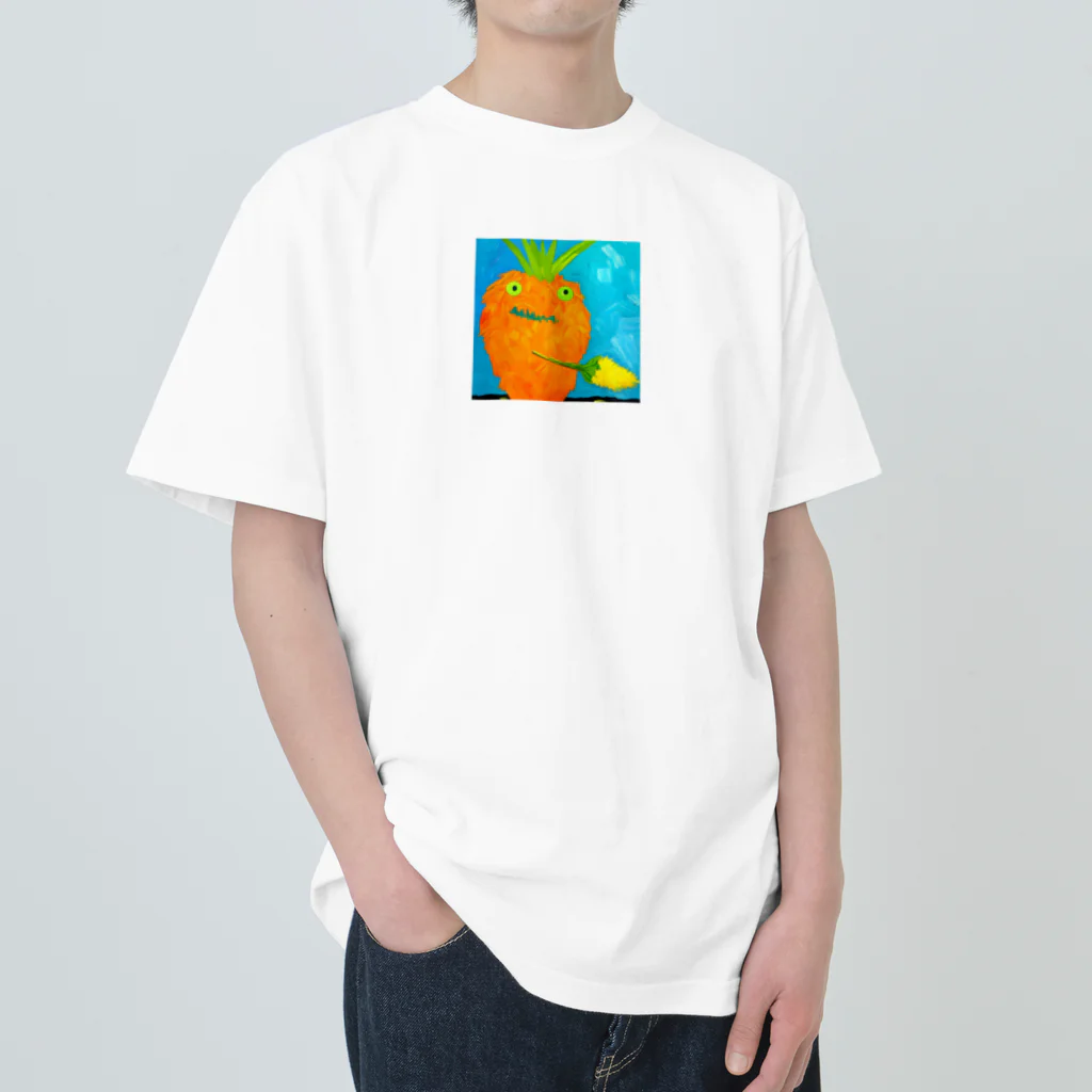 至高の領域の謎の人参星人 Heavyweight T-Shirt