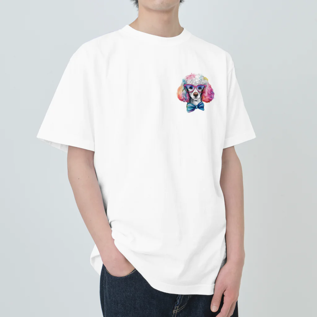 dogsdream8246のプードルめがね Heavyweight T-Shirt