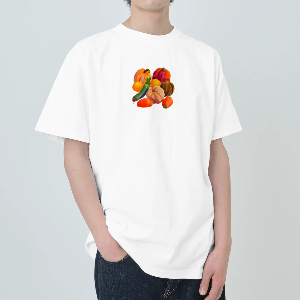 tsukiyachiの秋野菜 Heavyweight T-Shirt