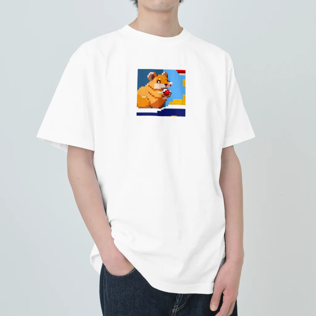 SFFのドット絵ハムスター Heavyweight T-Shirt