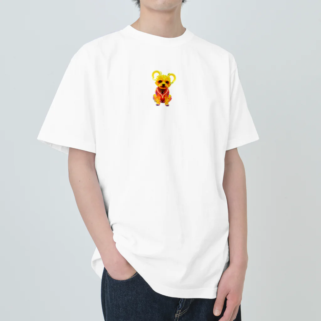 MaKenEekaRaのネオントイプードル Heavyweight T-Shirt