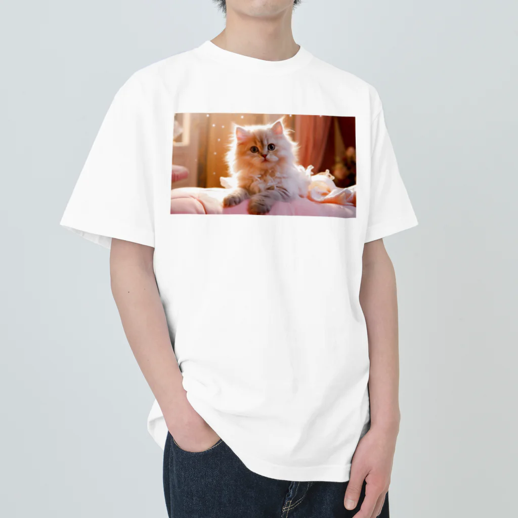 はんなり女史の夢見る猫2 Heavyweight T-Shirt