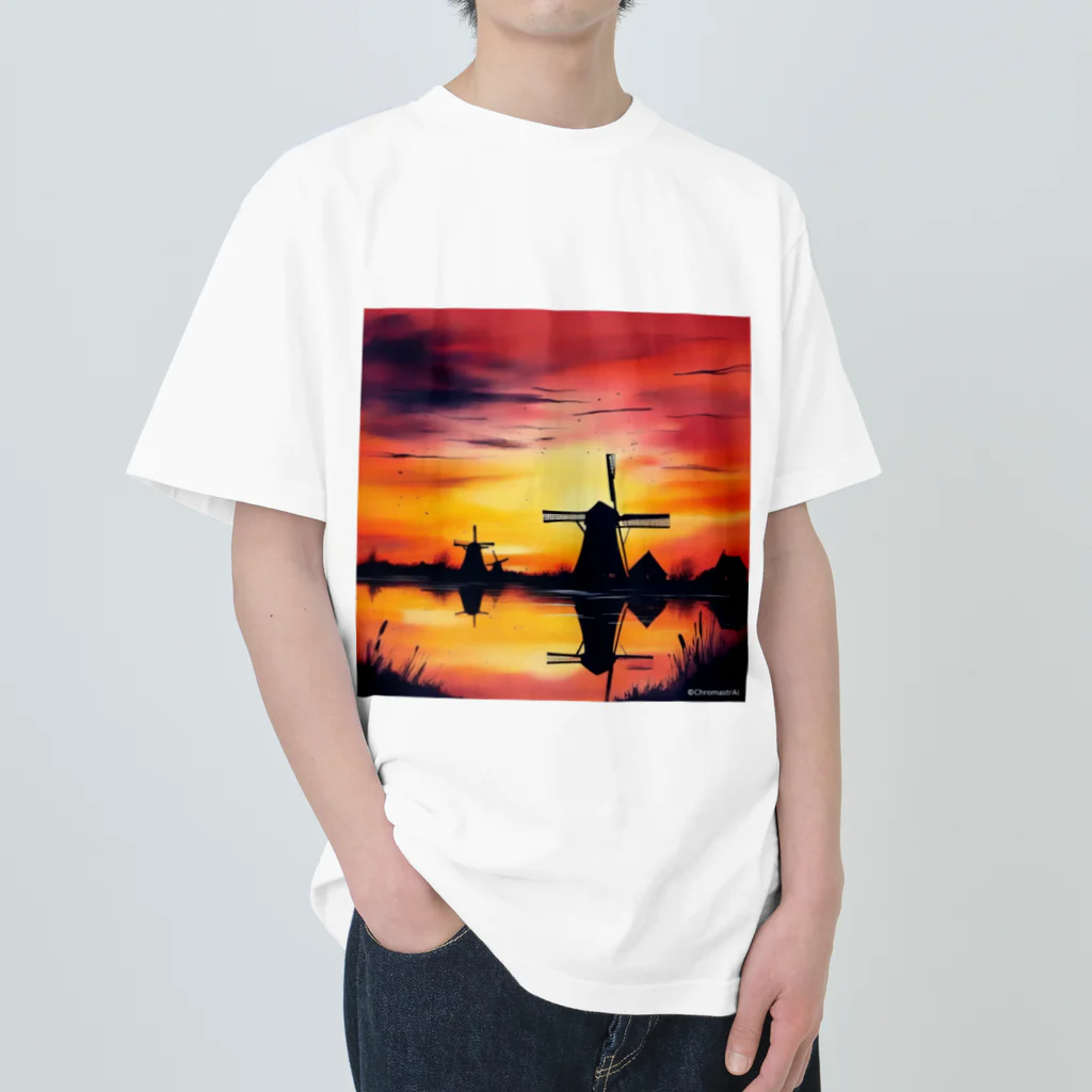 ChromastrAlの Golden Windmills ヘビーウェイトTシャツ