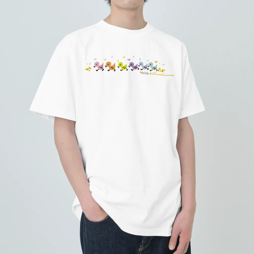 フルールデアートのyokoアヒルガーガーシリーズ Heavyweight T-Shirt