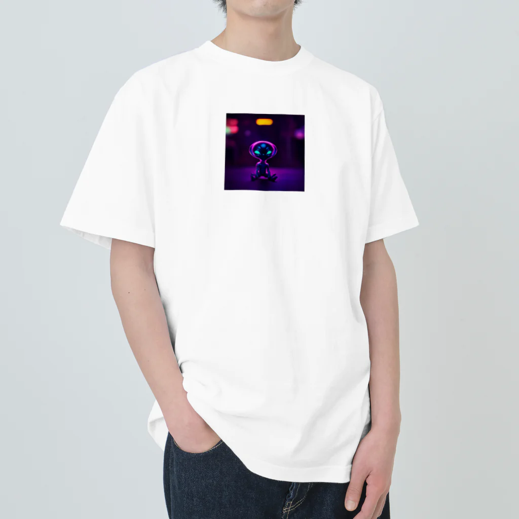 LEONのゲーミング風エイリアン ヘビーウェイトTシャツ