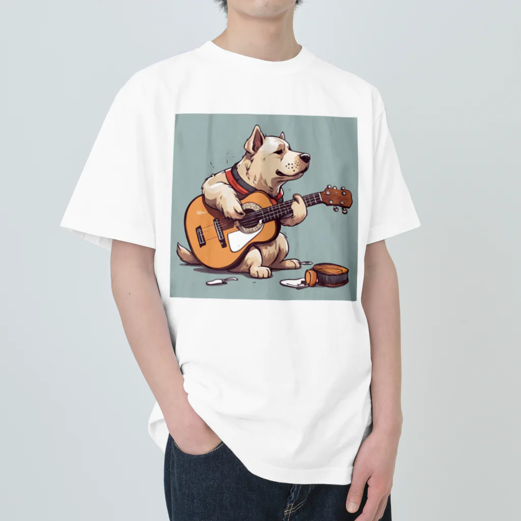 Sing Together のギタわん ヘビーウェイトTシャツ