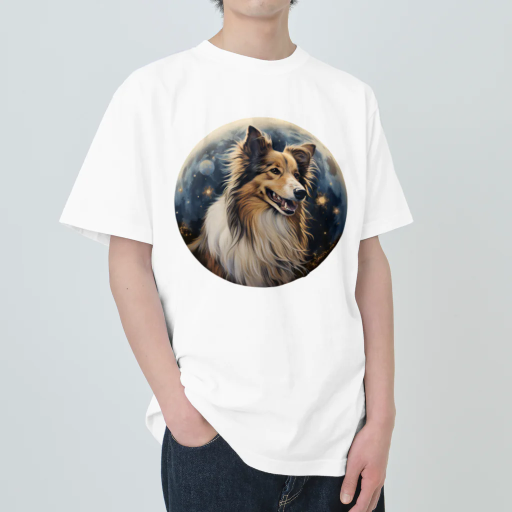 Sheltie Chic Creationsのシェルティ３３ ヘビーウェイトTシャツ