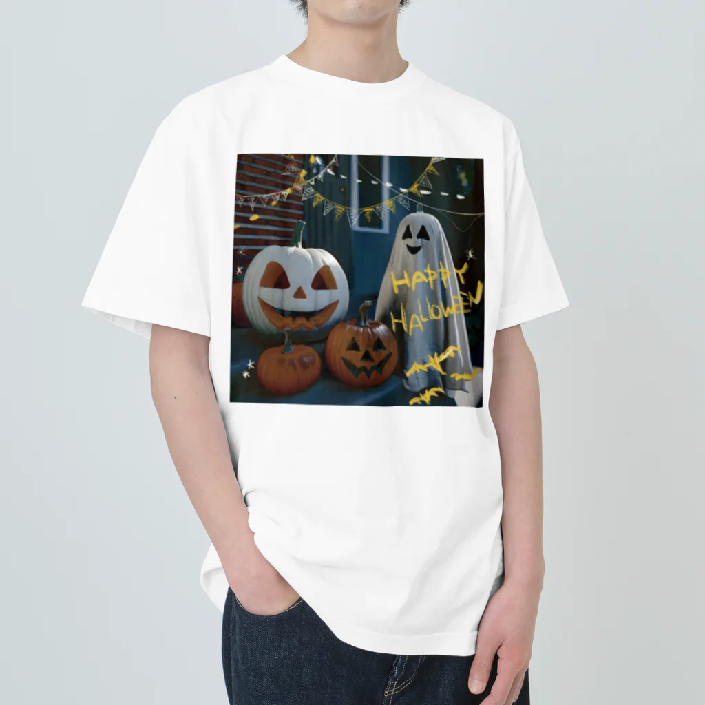 いらすとグッズのハッピーハロウィン Heavyweight T-Shirt