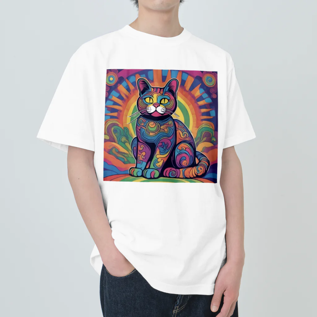 horoscope の招き猫 Heavyweight T-Shirt