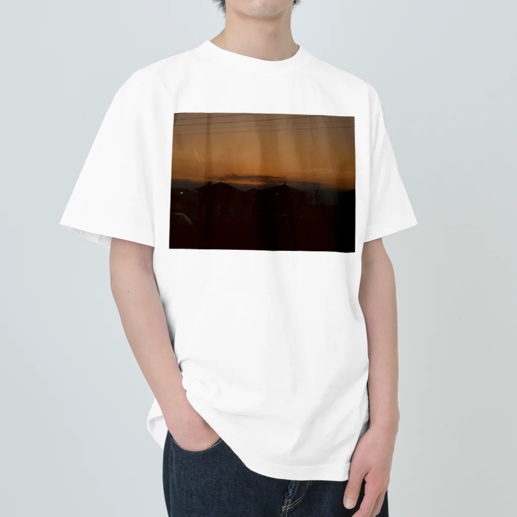 Mi-NtOの夕焼け Heavyweight T-Shirt