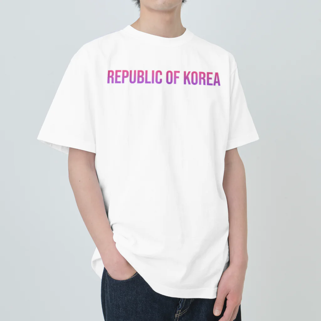 ON NOtEの韓国 ロゴピンク Heavyweight T-Shirt