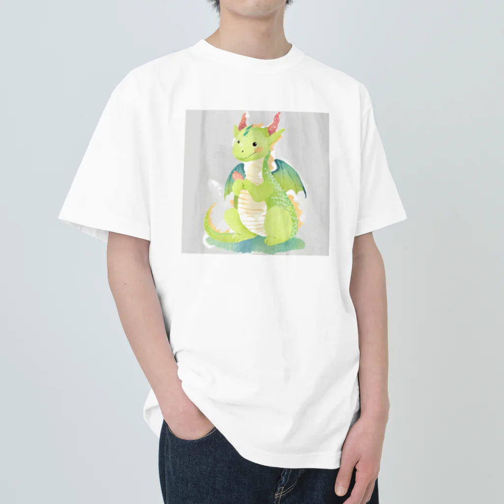 なるとのドラゴン ヘビーウェイトTシャツ