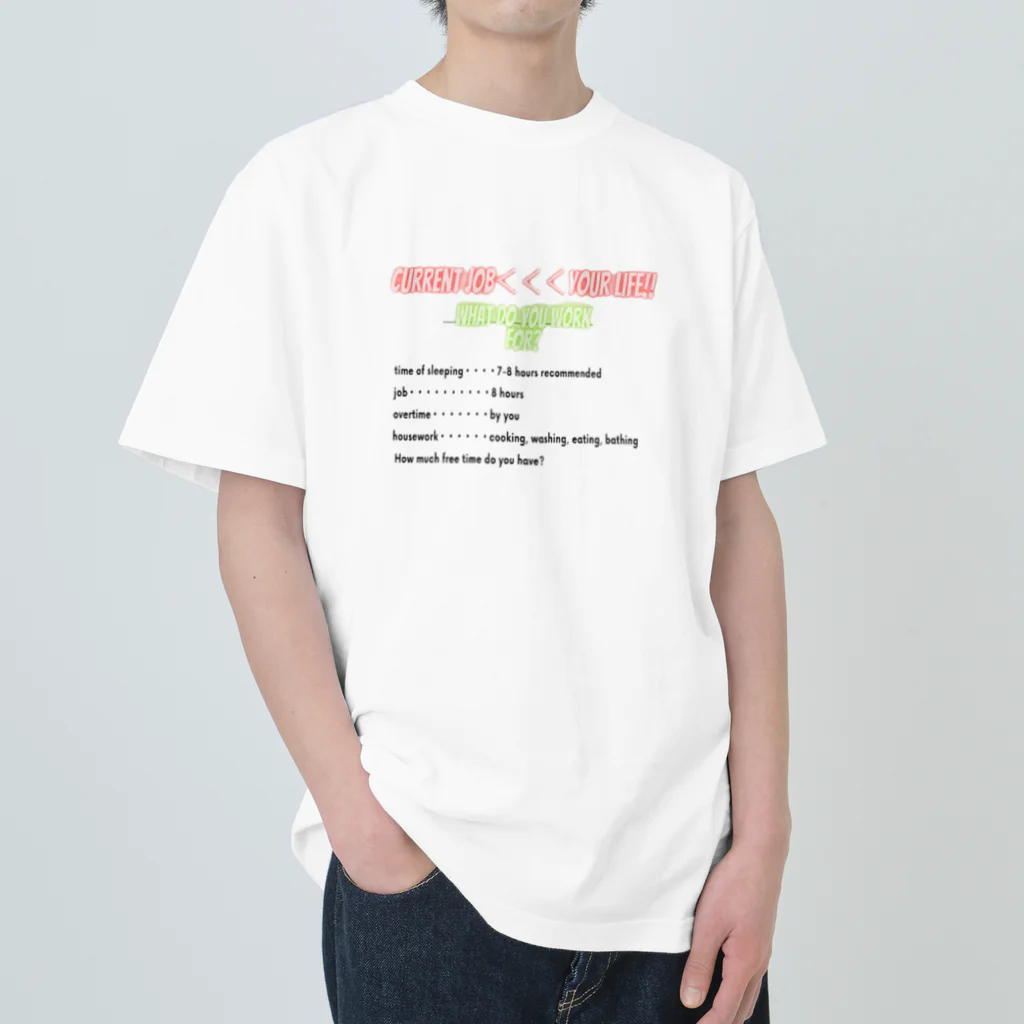 ラオタ監督のyour daily life time「あなたの日常の時間」 Heavyweight T-Shirt