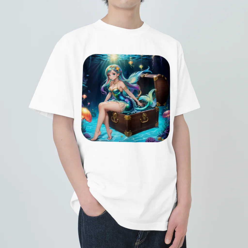 NexDreamの妖精のハロウィンフェス（人魚） ヘビーウェイトTシャツ