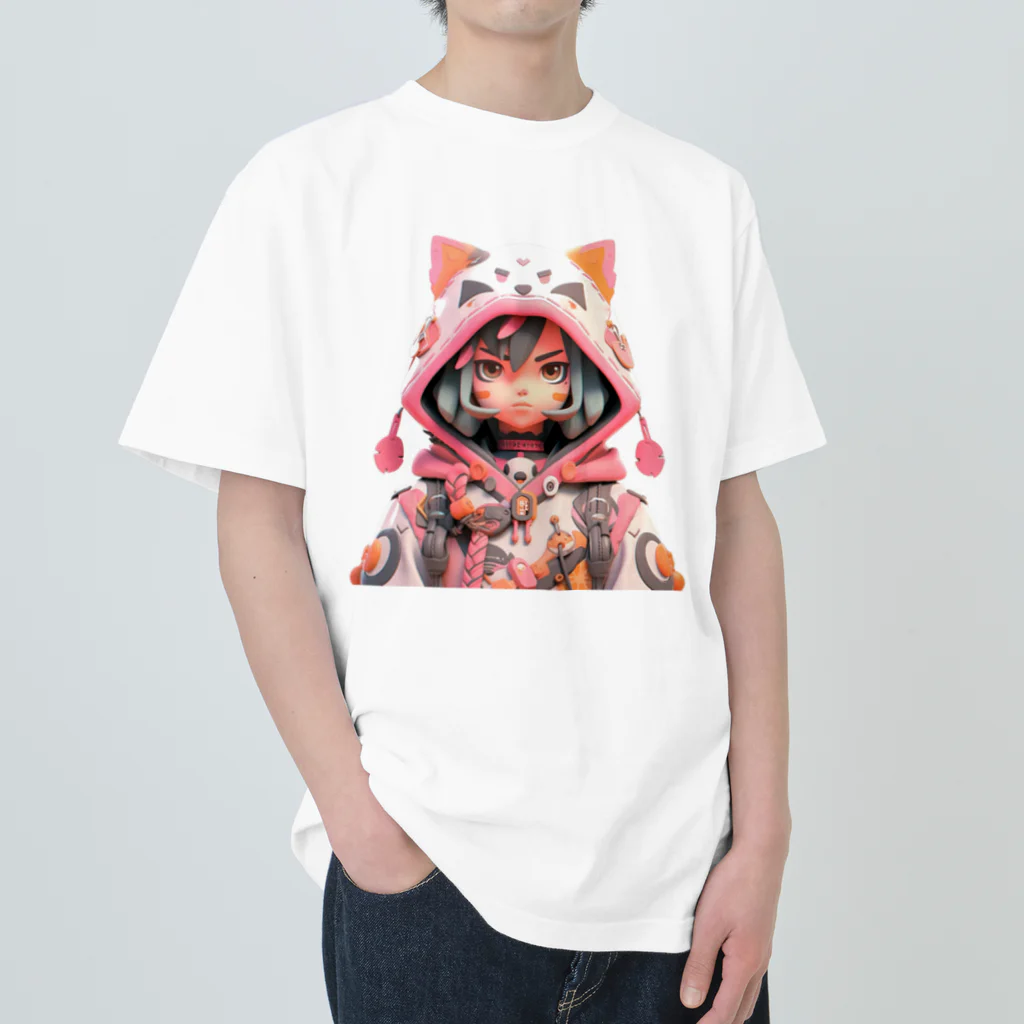 vin troyesのEthnianima（エスニアニマ） Heavyweight T-Shirt