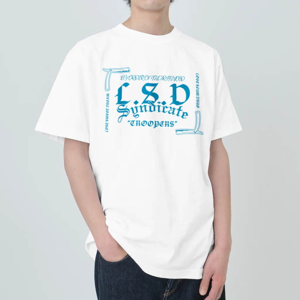 L.S.D. syndicate by ARTVOIDのL.S.D. Syndicate Troopers ヘビーウェイトTシャツ