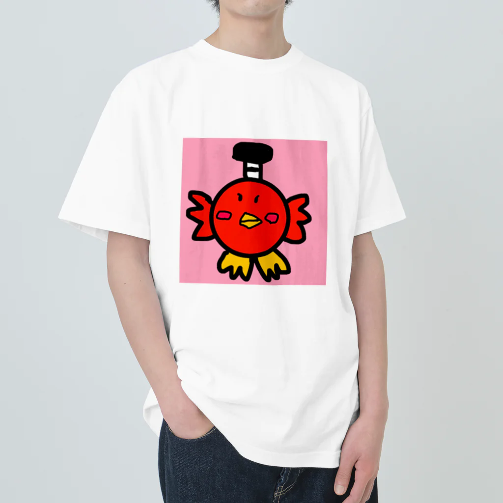 ピヨ☆ショップのピヨ侍のピヨ二郎 Heavyweight T-Shirt