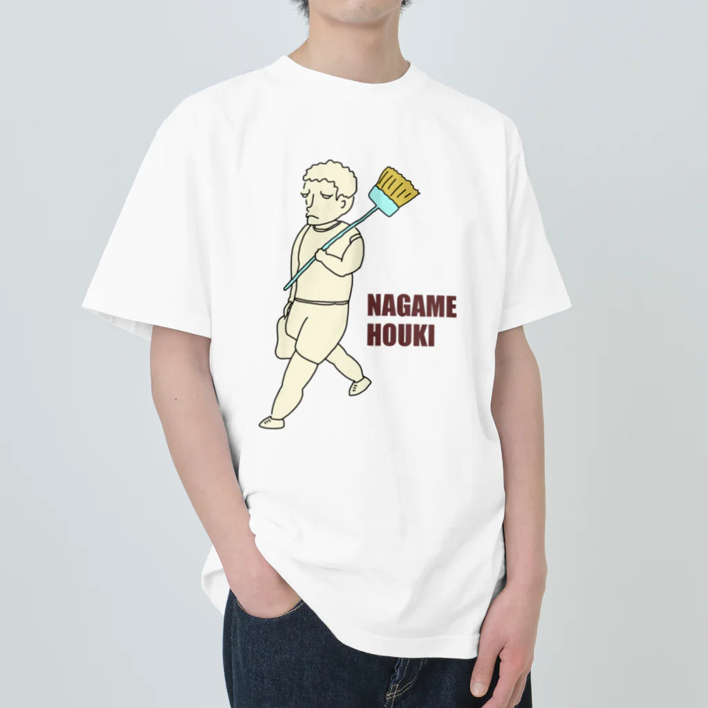 Rabbithumanaspetsの長めほうき ヘビーウェイトTシャツ