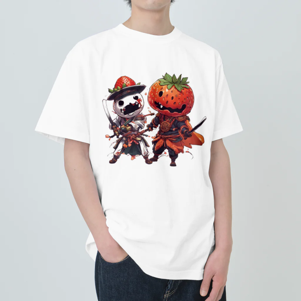 Tokyo Strawberryのみかん屋さんのハロウィン苺 ヘビーウェイトTシャツ