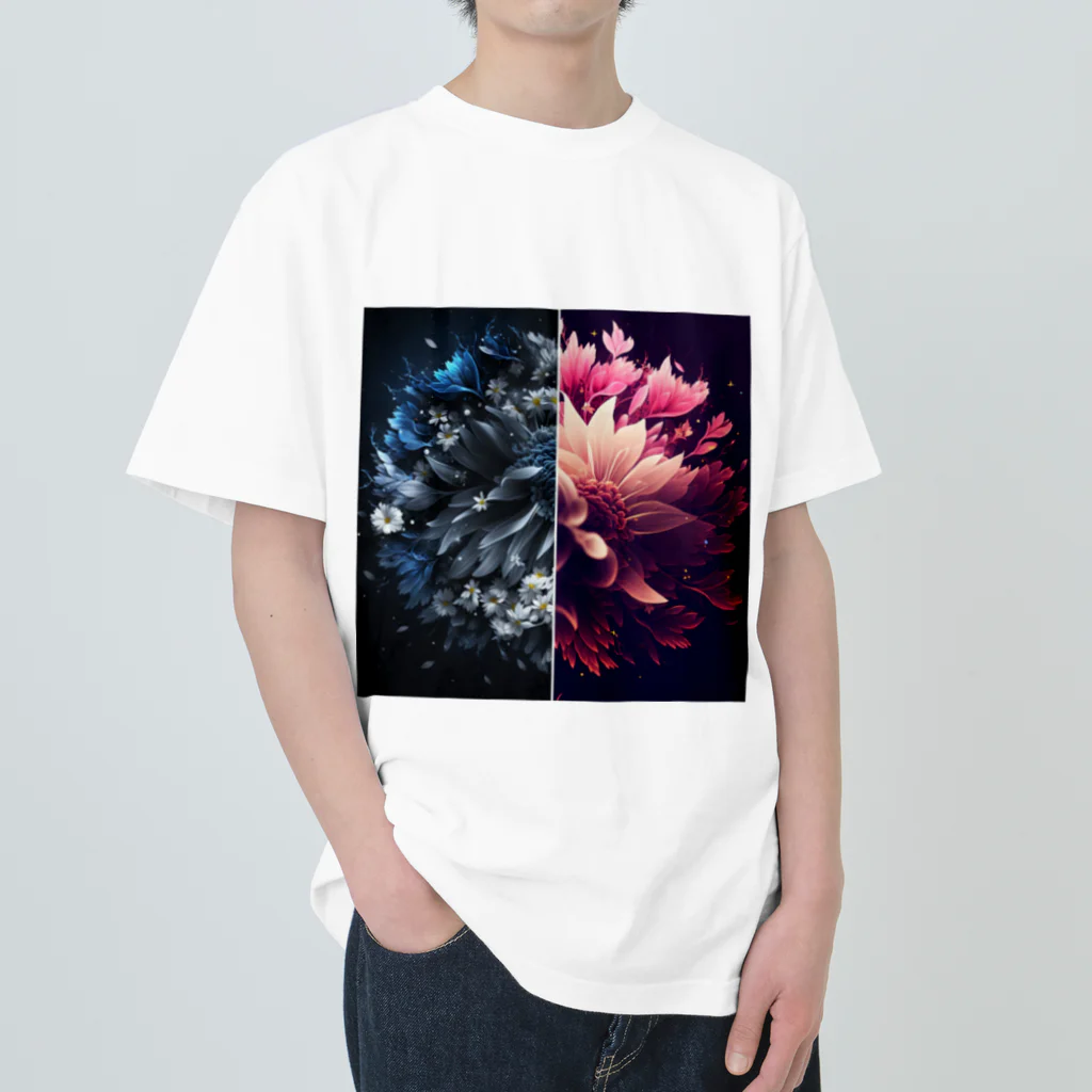 おヒマなオミセの宇宙華(そらばな) Heavyweight T-Shirt