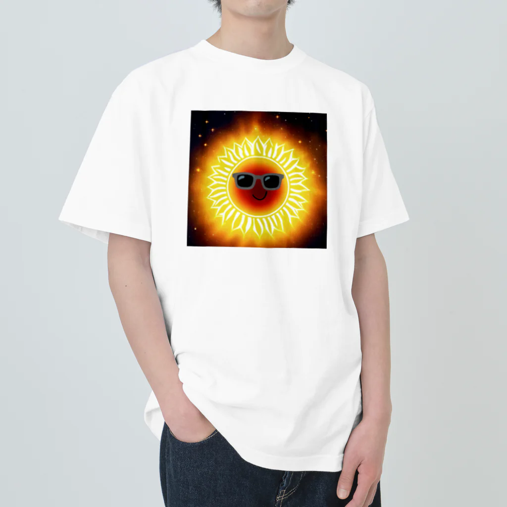 太陽のお店の能天氣な太陽くん Heavyweight T-Shirt