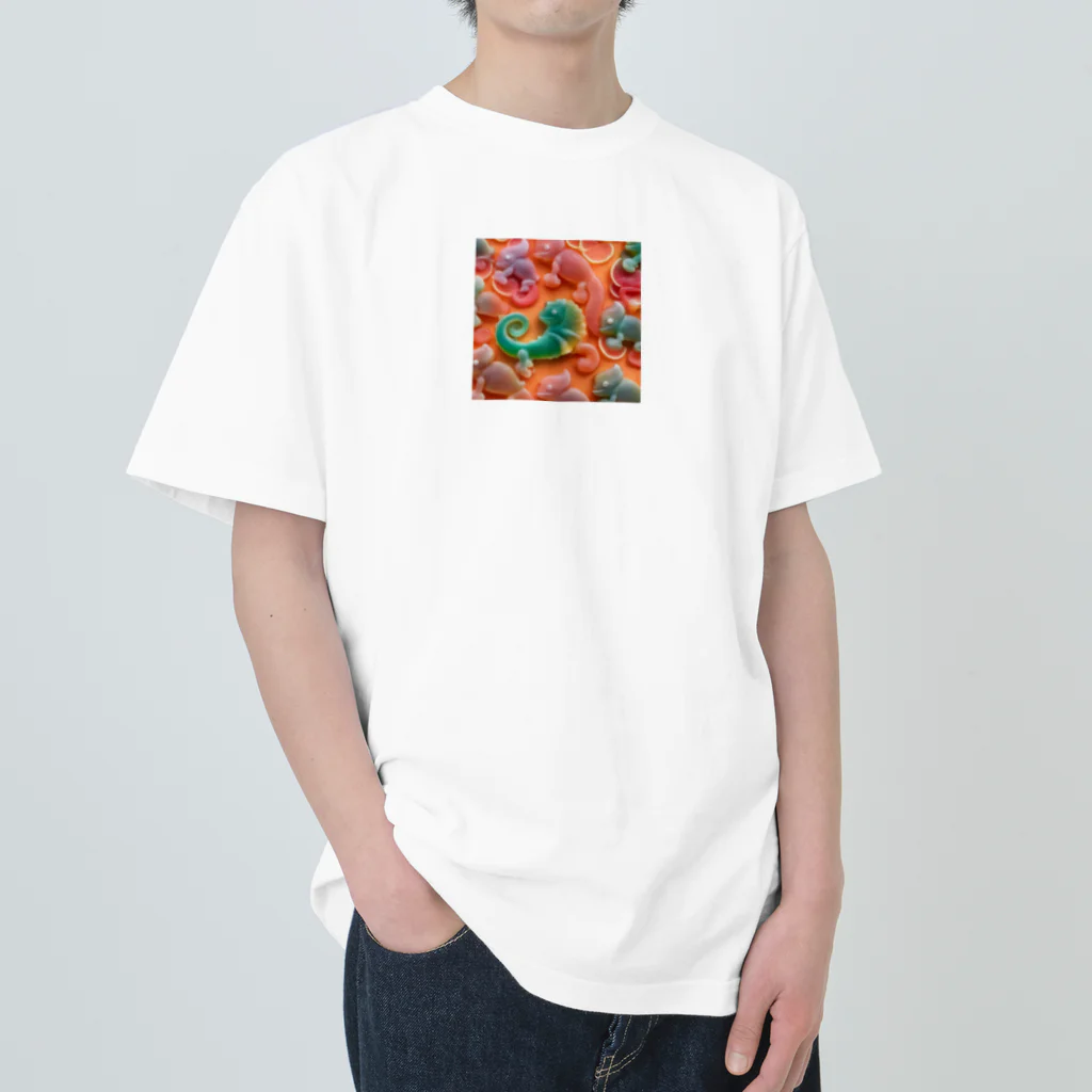 ぽてとのフルーツゼリーカメレオン Heavyweight T-Shirt