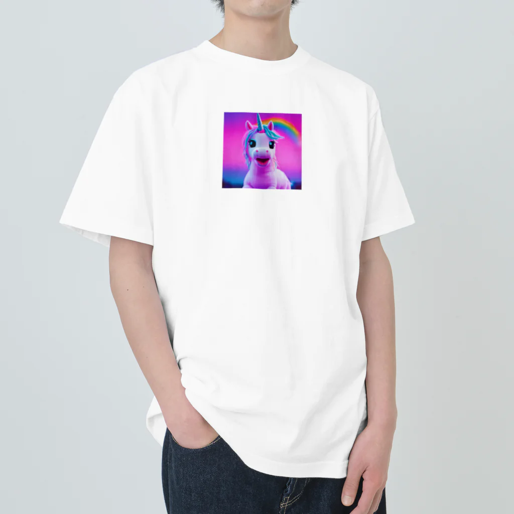 unicorn_dreamsのわたしミライから来たユニ Heavyweight T-Shirt