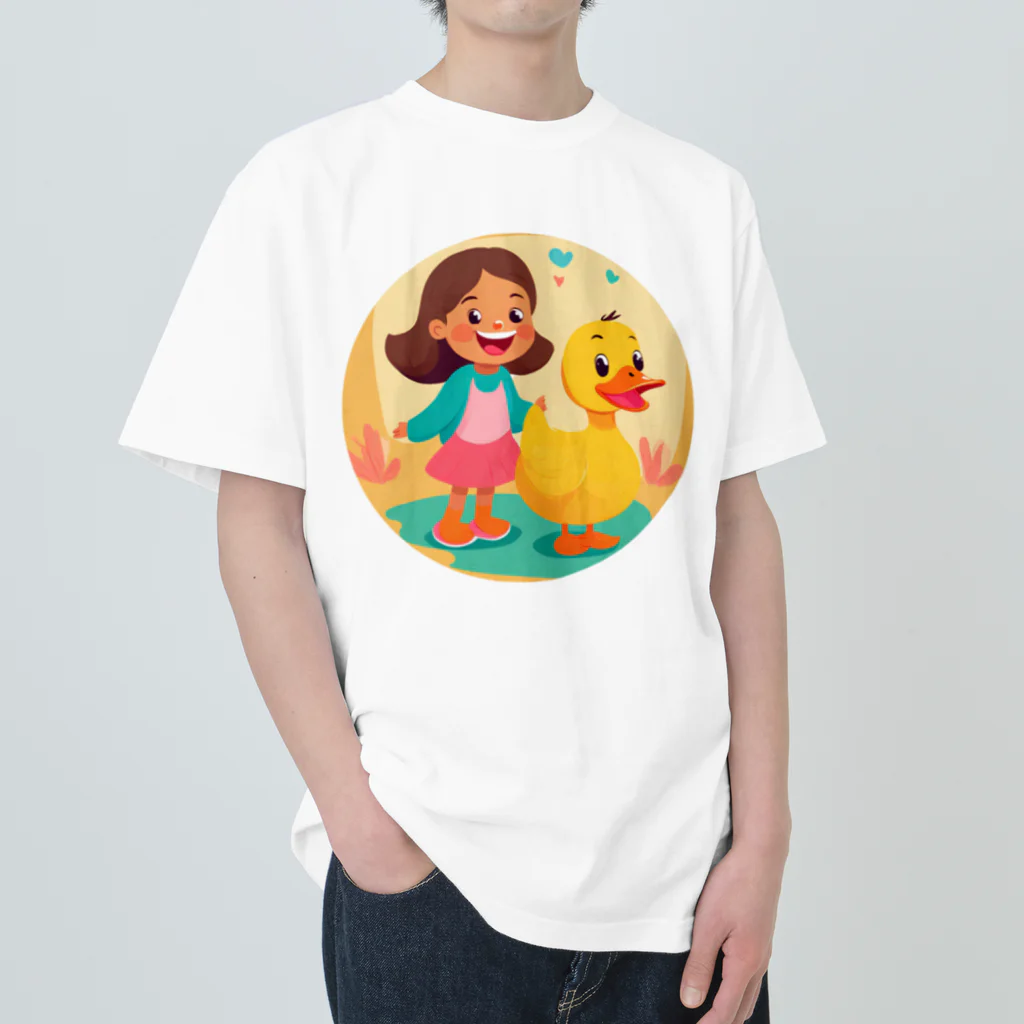 etwoshopの新しい友達 Heavyweight T-Shirt