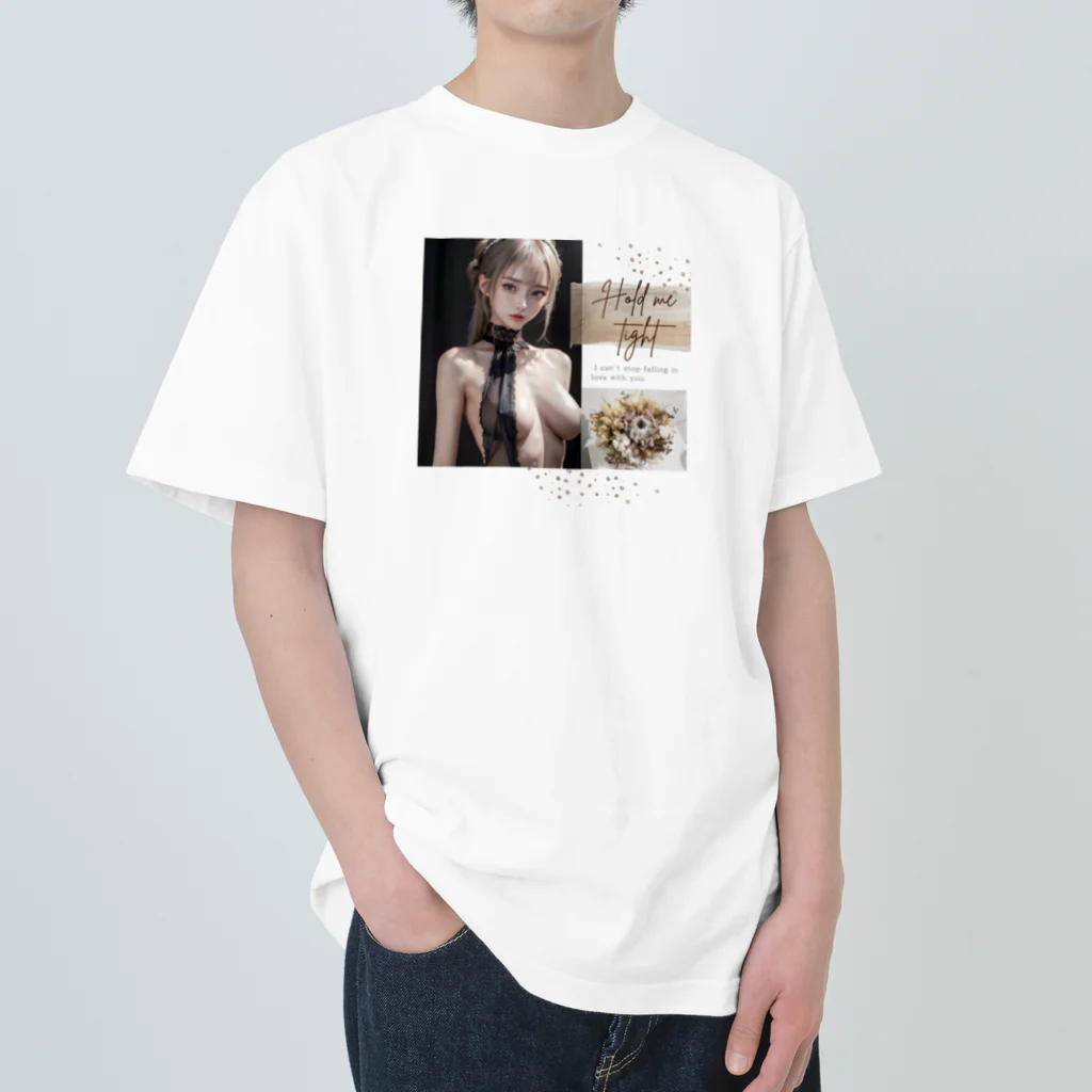 sounya sounyaの美女 図鑑（ホールド） ヘビーウェイトTシャツ