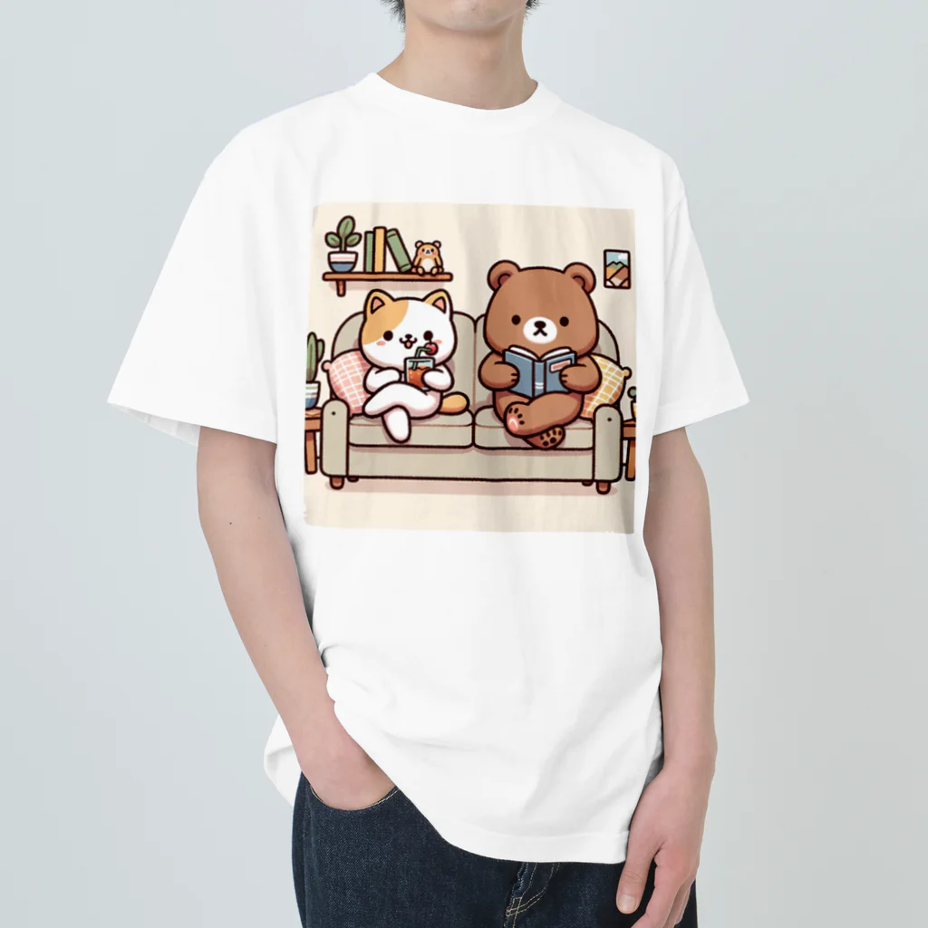 miketherockのゆるゆる休日Tシャツ ヘビーウェイトTシャツ