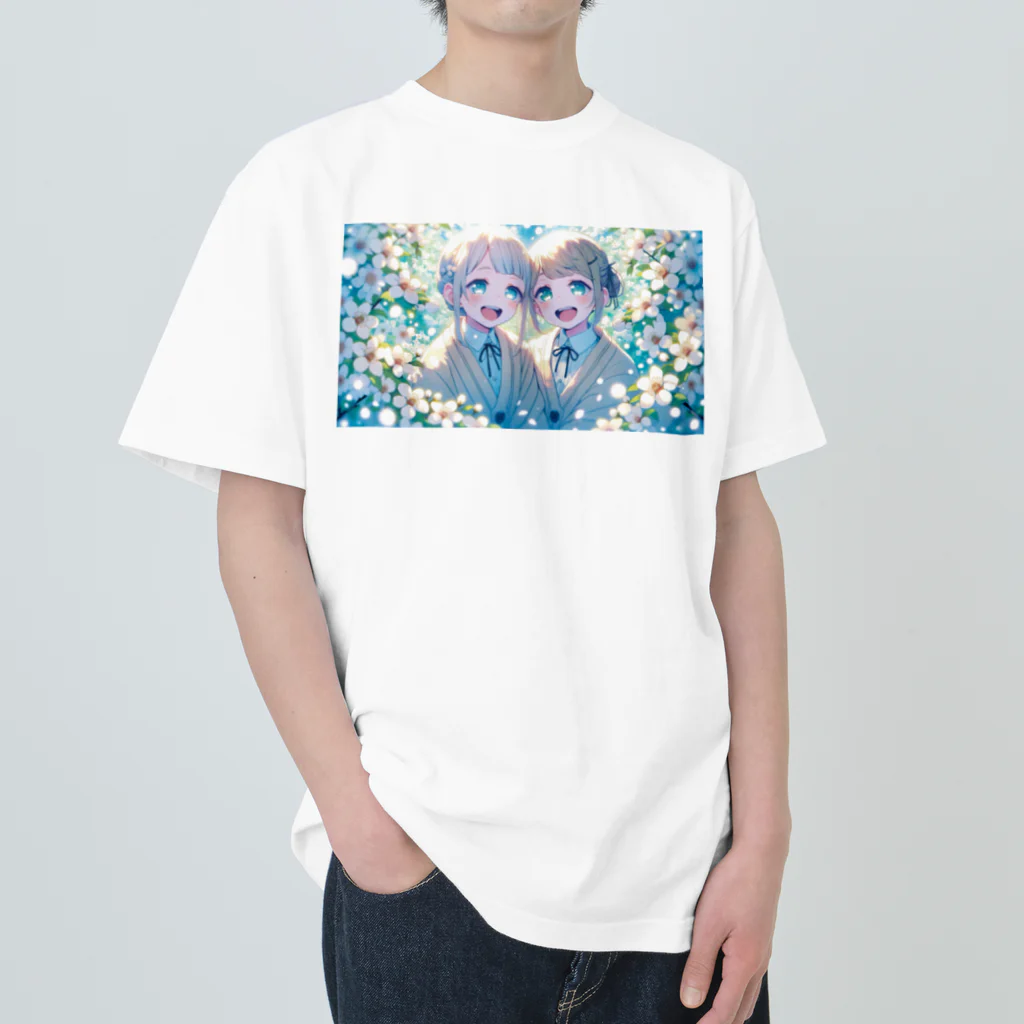 SesilionのRays of Spring ヘビーウェイトTシャツ