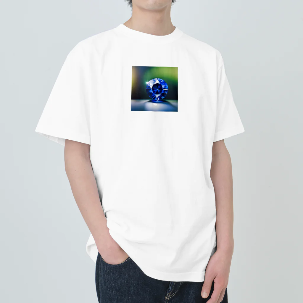 miki_6969のサファイヤの輝き Heavyweight T-Shirt