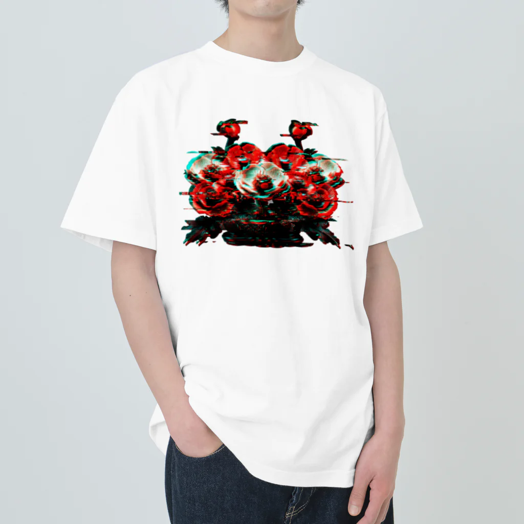 中華呪術堂（チャイナマジックホール）のPOPPY_GLITCH ヘビーウェイトTシャツ