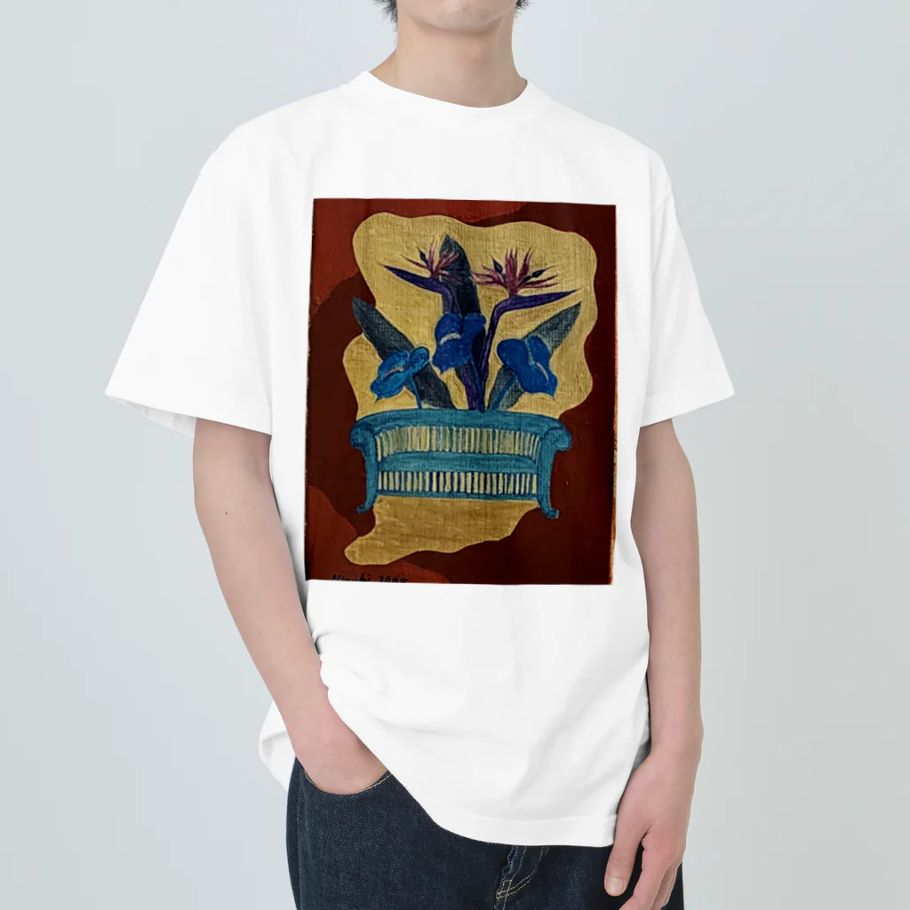 legendmizukiのオータムアンスリウム Heavyweight T-Shirt