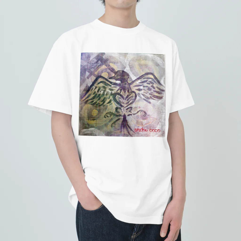 新堂本舗の八咫烏新堂オリジナル Heavyweight T-Shirt