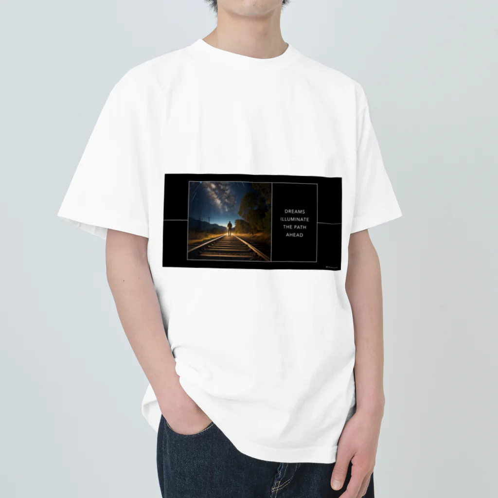 ChromastrAlのDreams Illuminate the Path Ahead Heavyweight T-Shirt